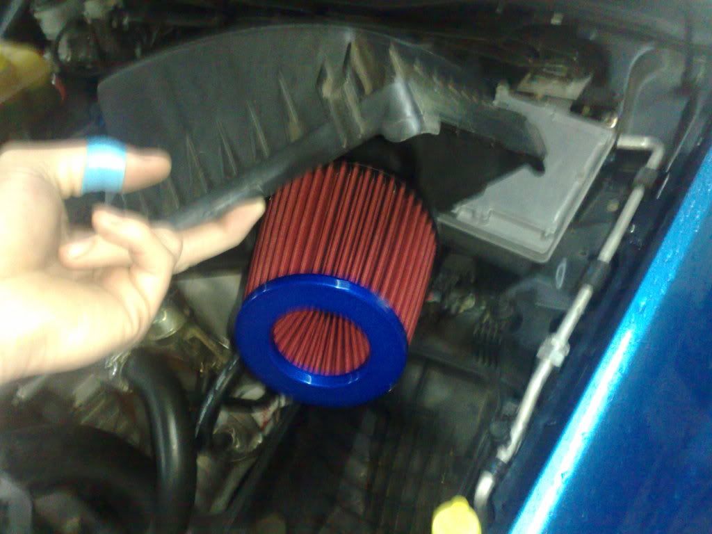 Installing pod filter into stock airbox, photos included!